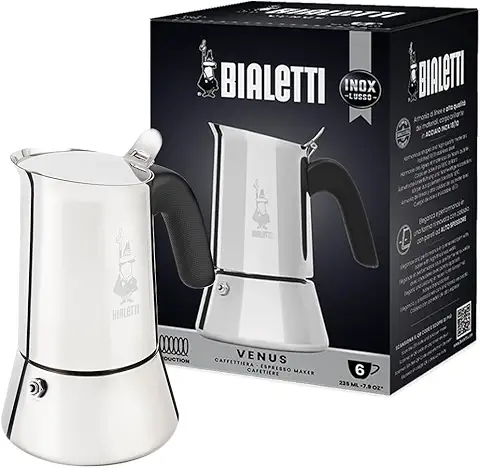 Bialetti Venus stainless steel moka pot